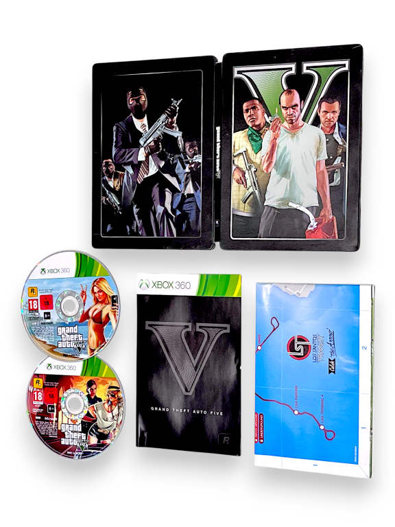 Grand Theft Auto V (Xbox 360) STEELBOOK EDITION