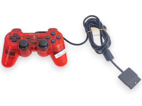 Sony DualShock Controller (Red Transparent - Faulty)