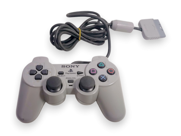 Sony DualShock Controller (Grey - PS1/PS2) EXCELLENT