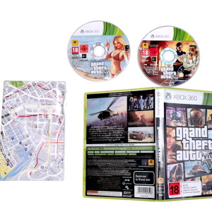 Grand Theft Auto V (Xbox 360) INCLUDES MAP