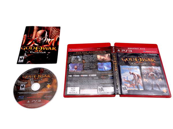 God of War Collection (PS3 RED CASE) *MINT COMPLETE* - Image 2