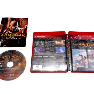 God of War Collection (PS3 RED CASE) *MINT COMPLETE*
