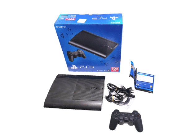 PS3 Super-Slim 500GB Premium Console *COMPLETE BOXED* - Image 2