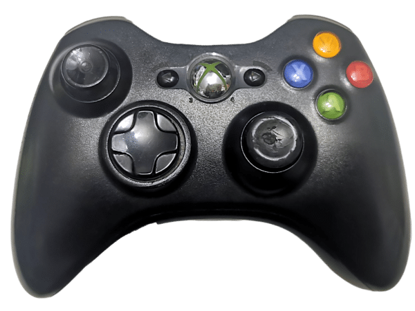 GENUINE Microsoft Xbox 360 Controller (Black V2) - Image 3