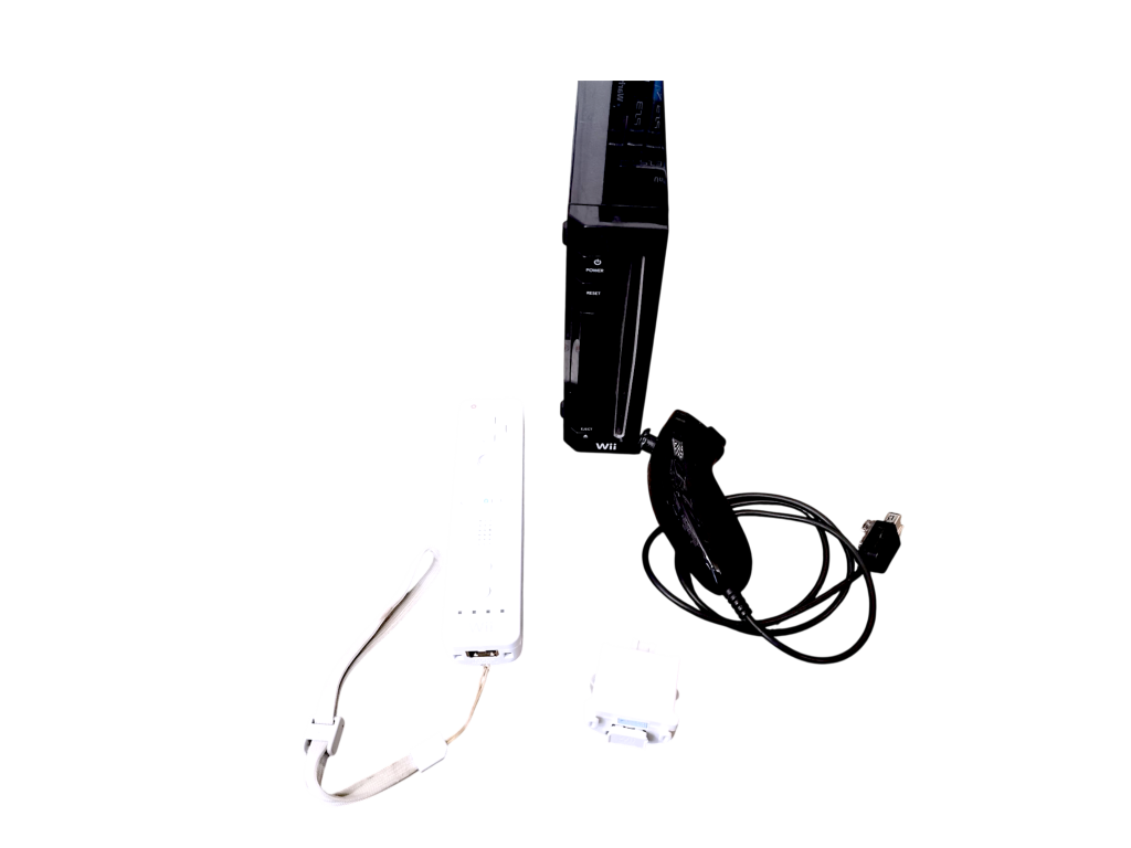 Nintendo Wii Console Bundle (Black) + Accessories - Image 4
