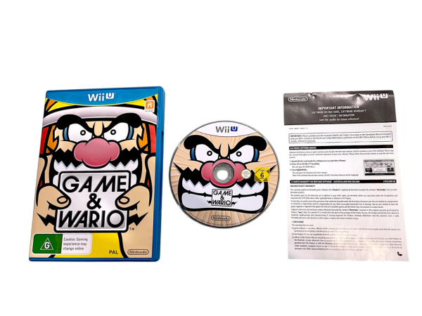 Game & Wario (Wii U RARE) *MINT COMPLETE*