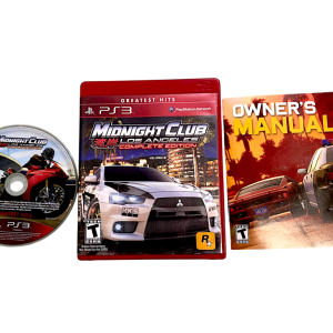 Midnight Club Los Angeles (PS3 RED CASE) *MINT COMPLETE*