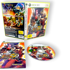 Super Street Fighter IV (Xbox 360)  *MINT COMPLETE*