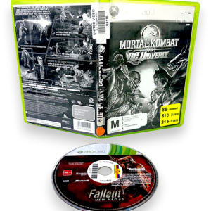 Fallout: New Vegas (Xbox 360) (inside Mortal Kombat DC Case)