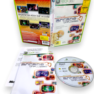 Xbox Live Arcade Unplugged Volume 1 (Xbox 360) *COMPLETE*