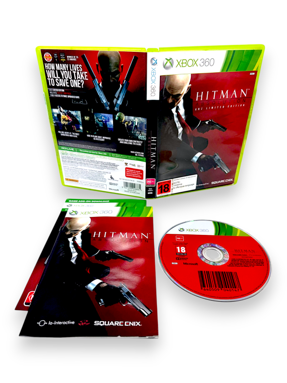 Hitman: Absolution - ANZ Limited Edition (Xbox 360) *COMPLETE*