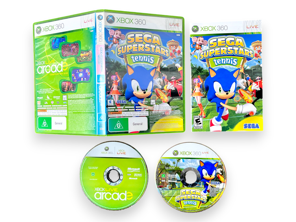 SEGA Superstars Tennis / Xbox Live Arcade Compilation (Xbox 360) *2 GAMES*