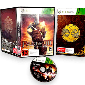 Fable III GAME OF THE YEAR EDITION (Xbox 360) *GENUINE BLACK CASE*