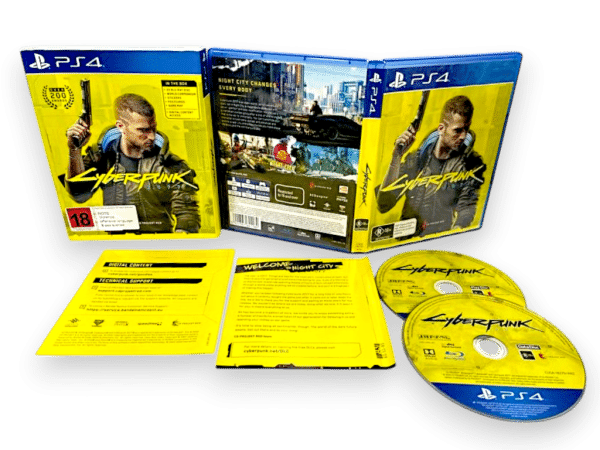 Cyberpunk 2077 (PS4 2-DISCS) *COMPLETE BOXED - EXCELLENT*
