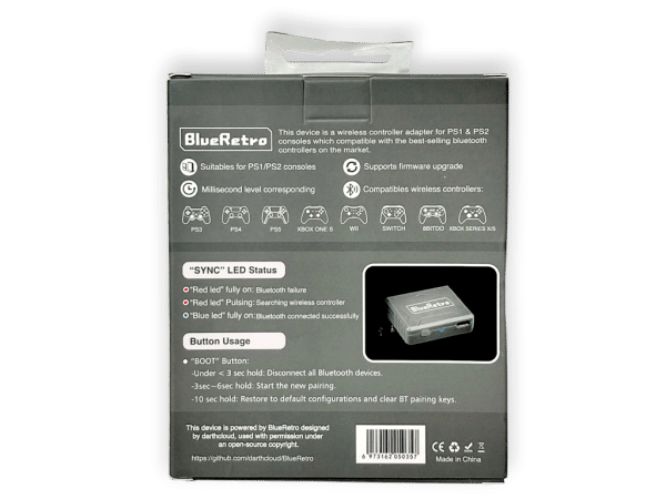BlueRetro Wireless Adapter (PS1 / PS2) - Image 3