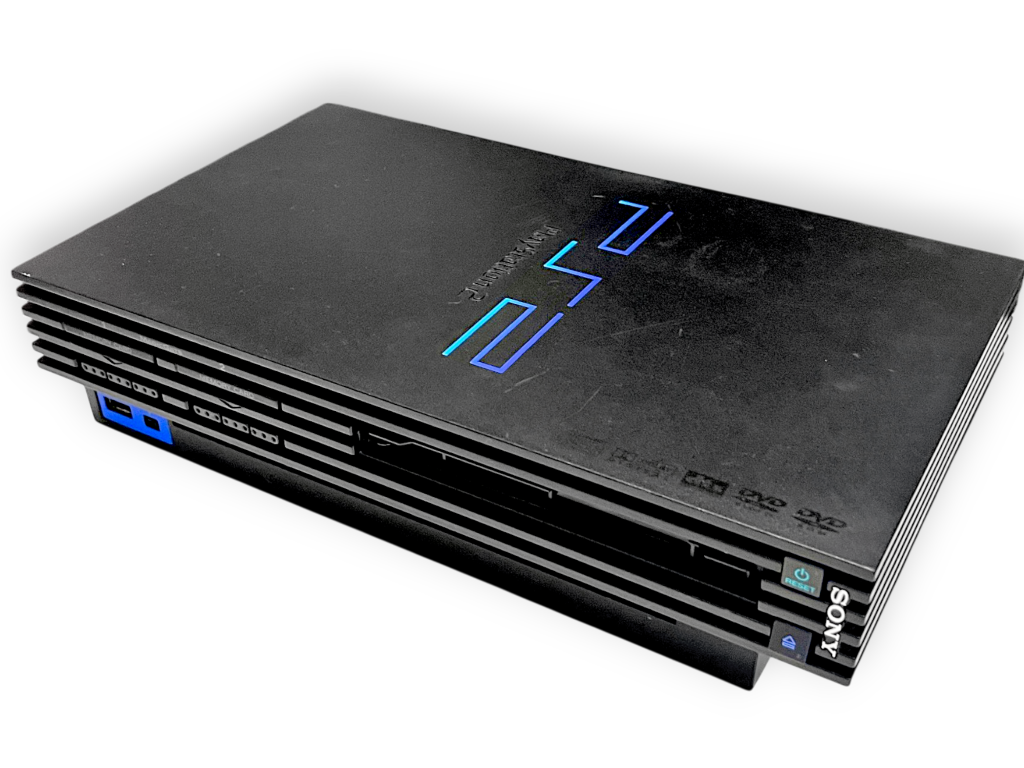 FAT PS2 Console Bundle (2 Controllers + Cables) - Image 3