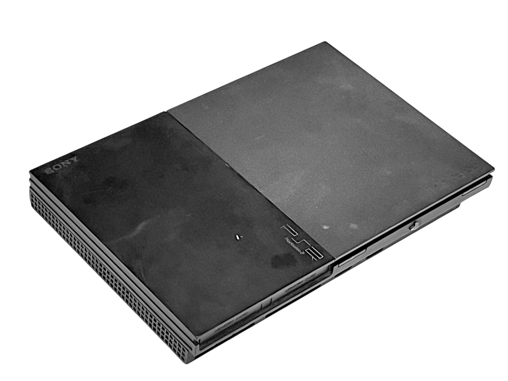 PS2 Slim Console Bundle (Console + 2 Controllers + Cables) - Image 2