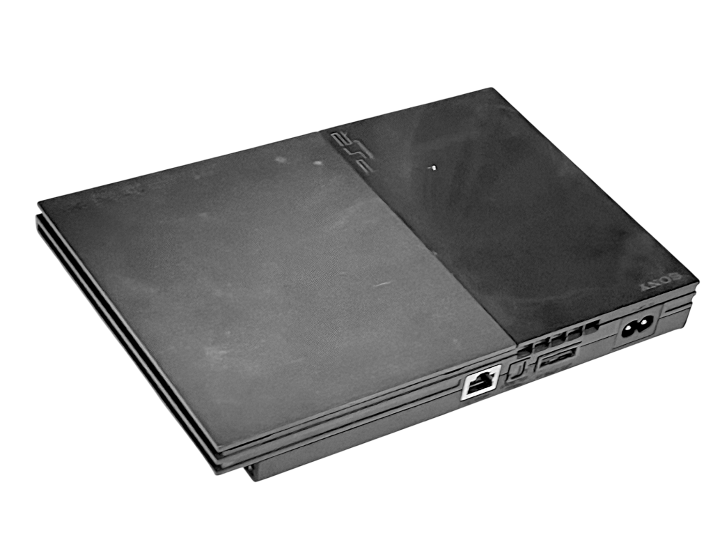 PS2 Slim Console Bundle (Console + 2 Controllers + Cables) - Image 4