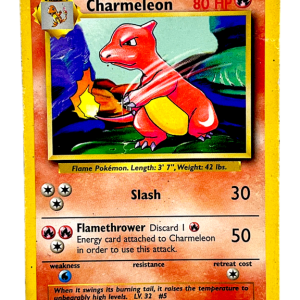 POKEMON TCG - Charmeleon 24/102 Base Set *WELL PLAYED*