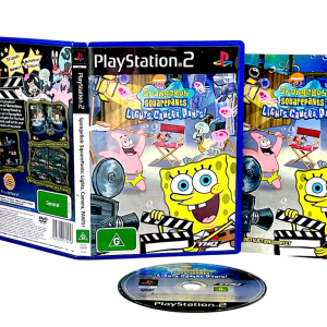SpongeBob SquarePants Lights Camera Pants (PS2) *EXCELLENT & COMPLETE*