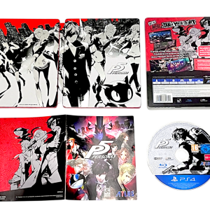 Persona 5 STEELBOOK Edition (PS4) *INCLUDES SLEEVE*