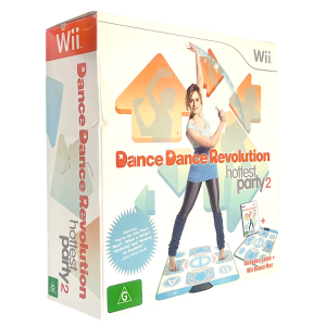 Dance Dance Revolution: Hottest Party 2 (Wii) + Dance Mat