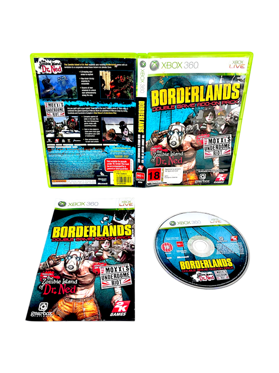 Borderlands Double Game Add-On Pack (Xbox 360) *RARE*