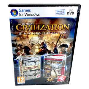 Civilization III & IV Complete Edition (PC) NEW SEALED