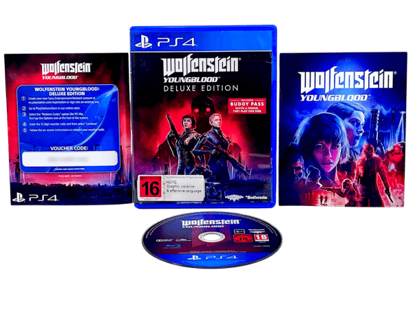 Wolfenstein Youngblood Deluxe Edition (PS4) *MINT COMPLETE* - Image 2