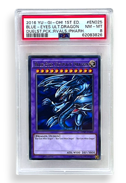 Blue-Eyes Ultimate Dragon PSA 8 (Yu-Gi-Oh! 2016 YGLD 1st Edition)