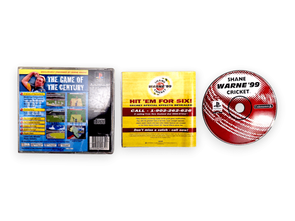 Shane Warne Cricket ’99 (PS1) *COMPLETE* - Image 2