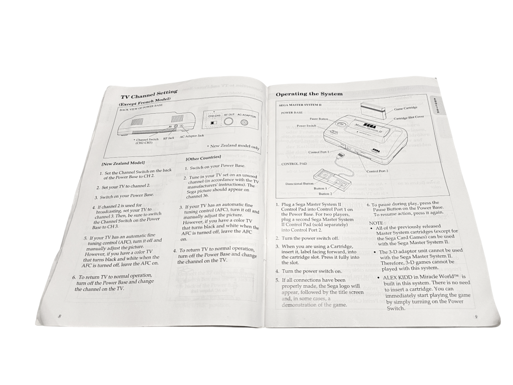 Sega Master System II Instruction Manual - Image 3