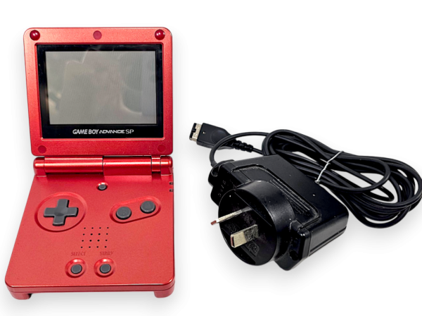 Nintendo Game Boy Advance SP Console + GENUINE Charger - Image 2