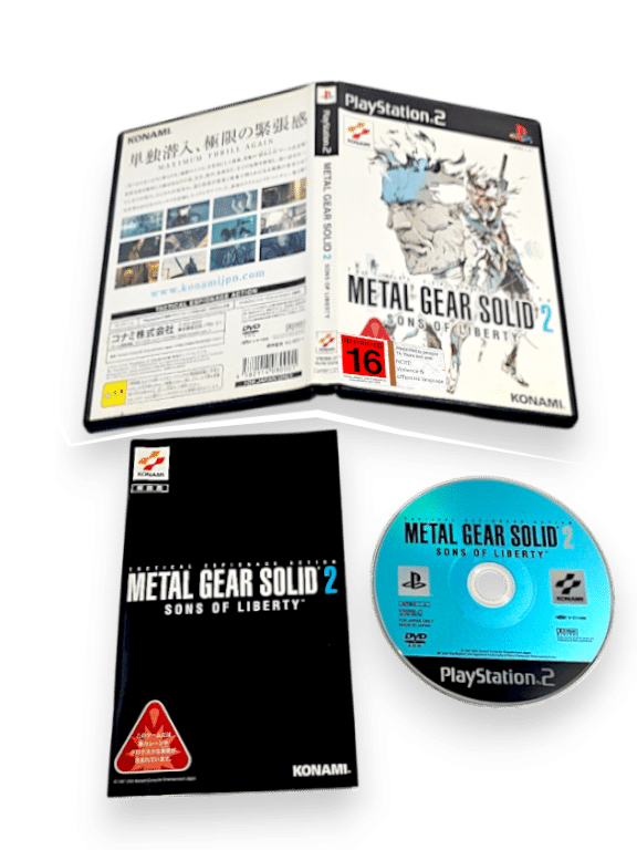 Metal Gear Solid 2: Sons of Liberty (PS2) *INCLUDES MANUAL*
