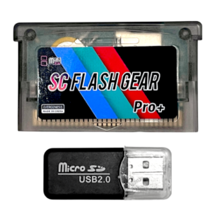 SC Flash Gear Pro+ Mini SD Flash Cartridge GBA Bundle