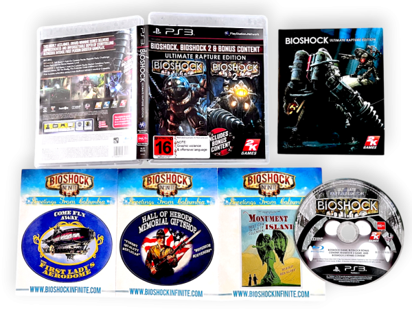 BioShock Ultimate Rapture Edition (PS3) *COMPLETE w/ NEW STICKERS!