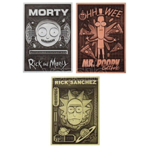 DIGIPLATE - WARNER BROS: RICK & MORTY STARTER PACK (PHONE STAND AND METAL PLATE)