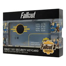 Fallout 3 Vault 101 Security Keycard Replica- Limited Edition