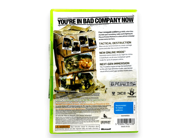 Battlefield: Bad Company (Xbox 360) *COMPLETE* - Image 2