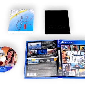 Grand Theft Auto V (PS4) *COMPLETE w/ MAP + MANUAL*
