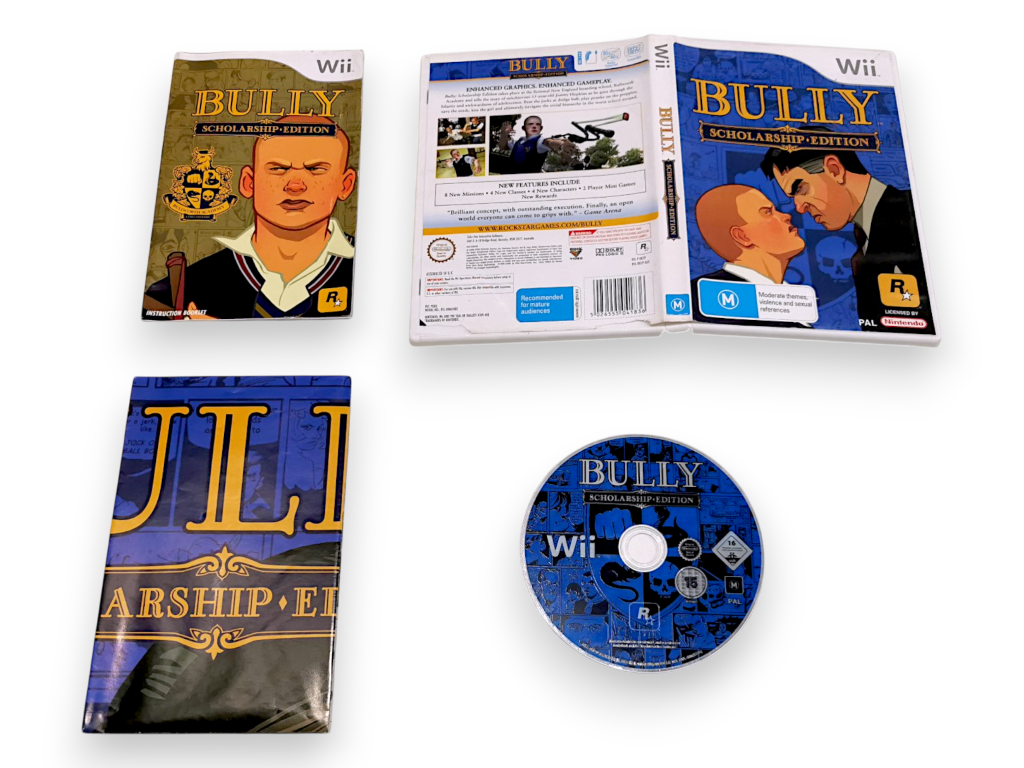 Bully: Scholarship Edition (Wii) *COMPLETE w/ Manual + Poster!