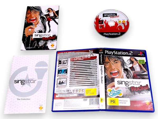 SingStar Rocks! (PS2) *COMPLETE*