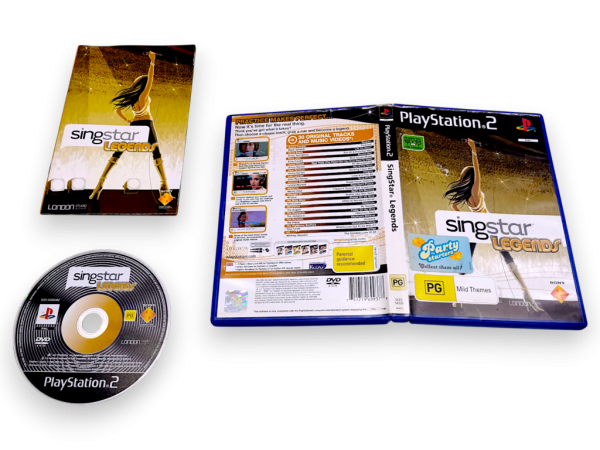 SingStar Legends (PS2) *COMPLETE*