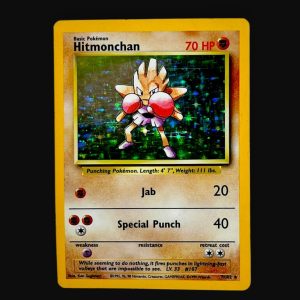POKEMON TCG - Hitmonchan (Base Set 7/102 Holo)
