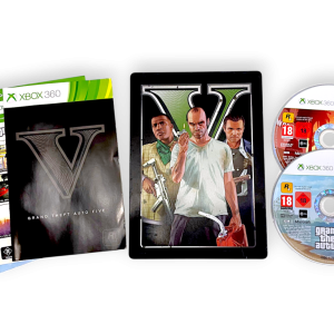 Grand Theft Auto V (Xbox 360) *STEEL EDITION - COMPLETE*