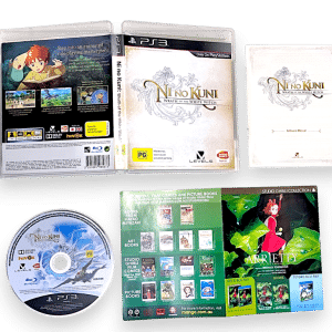 Ni no Kuni: Wrath of the White Witch (PS3) *MINT COMPLETE*