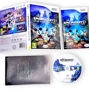 Epic Mickey 2: The Power of Two (Wii) *MINT COMPLETE*