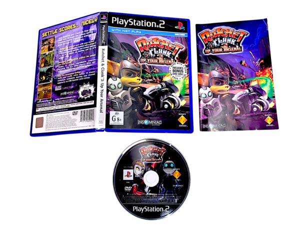 Ratchet & Clank: Up Your Arsenal (PS2) *EXCELLENT & COMPLETE*