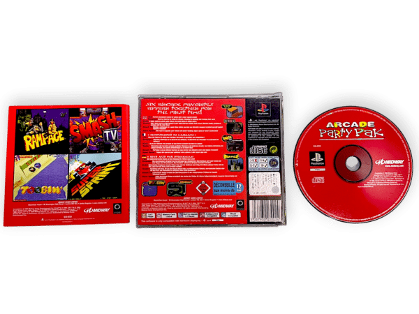 Arcade Party Pak (PS1) *EXCELLENT & COMPLETE* - Image 2