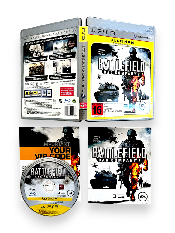 Battlefield: Bad Company 2 (PS3) *MINT COMPLETE*